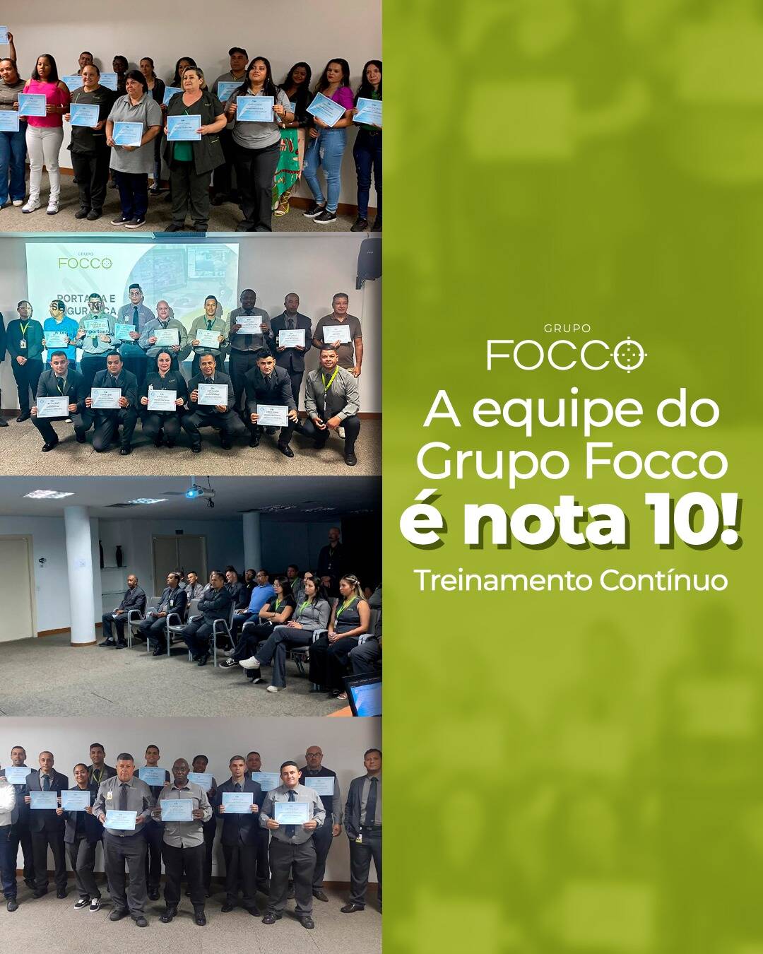 Equipe Focco sempre pronta!