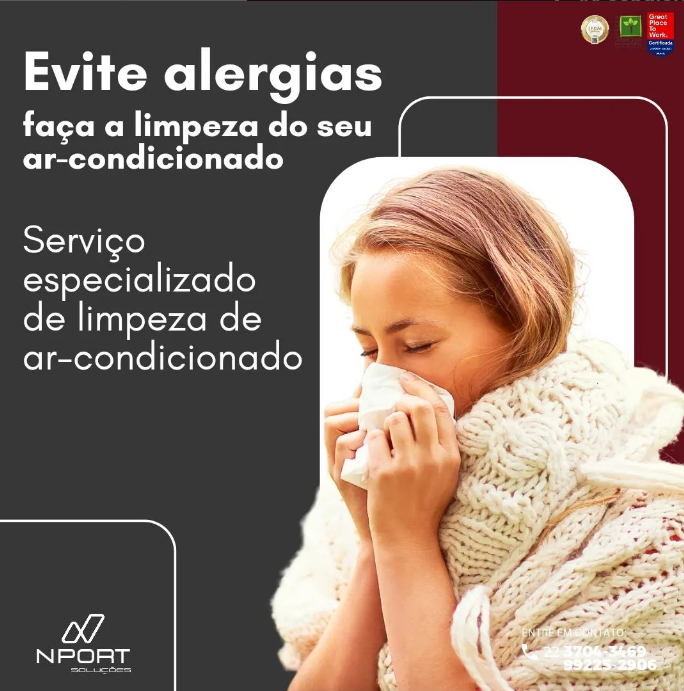 Aproveite 50% de desconto na limpeza do seu ar-condicionado! ??